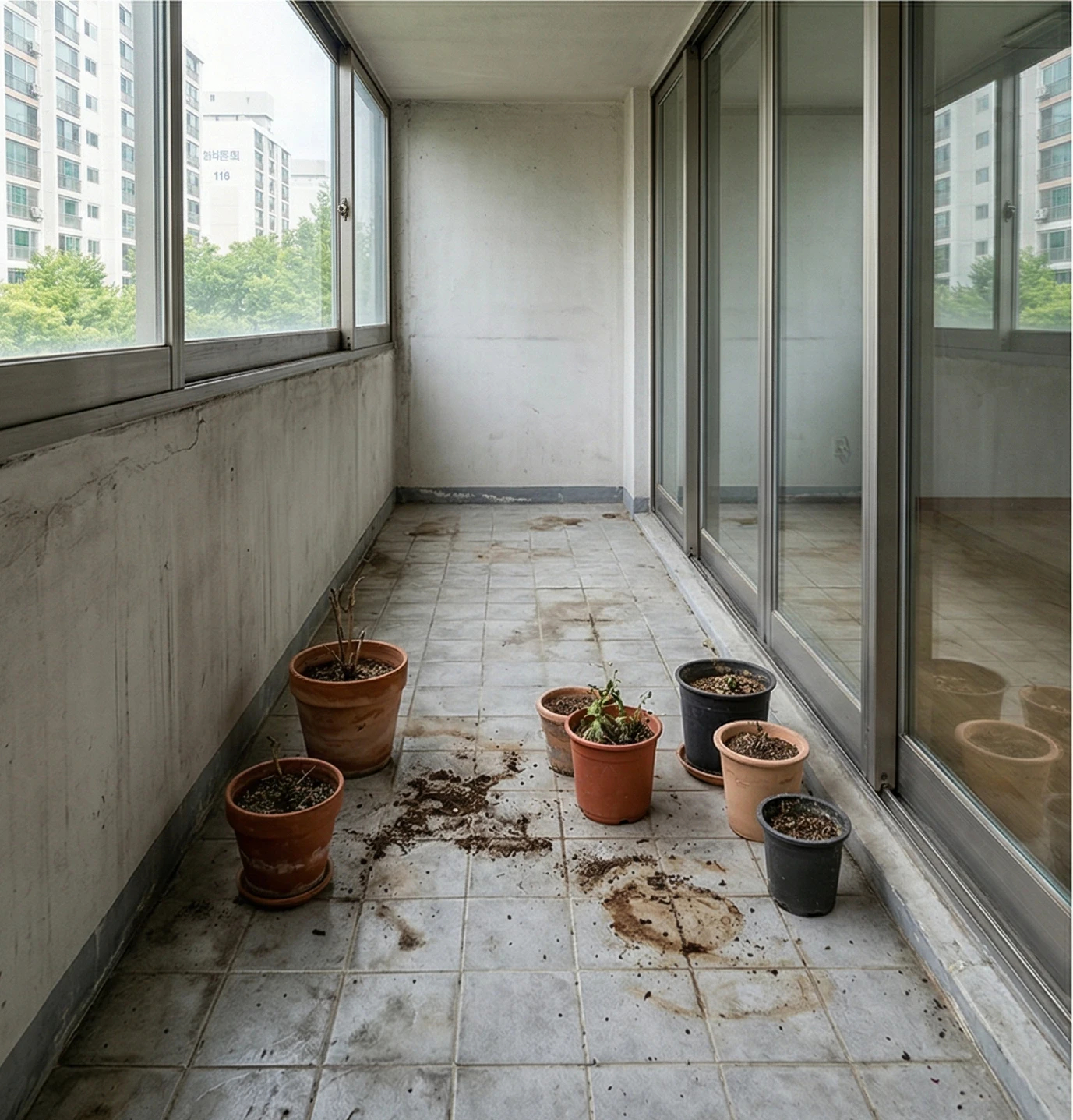 데크시공 전 사진